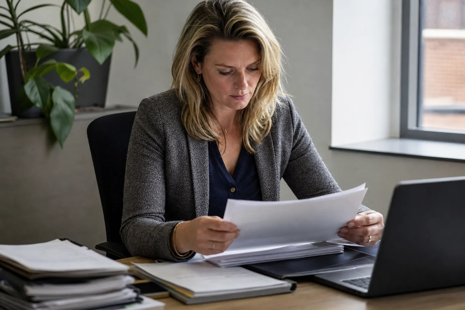Administratief werk op een klein Nederlands kantoor. Beeld bij het artikel: Wanneer heb je een verwerkersovereenkomst nodig en wat moet daar precies in staan?